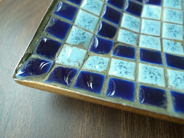 MID CENTURY  MOSAIC TILE TRAY