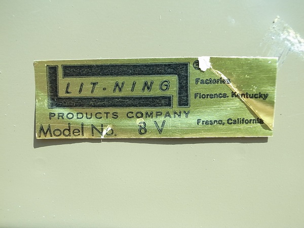 VINTAGE LIT･NING MID CENTURY METAL DESK FILE ORGANIZER