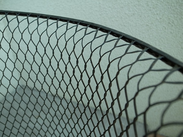 VINTAGE NEMCO DIAMOND MESH METAL TRASH CAN (S)