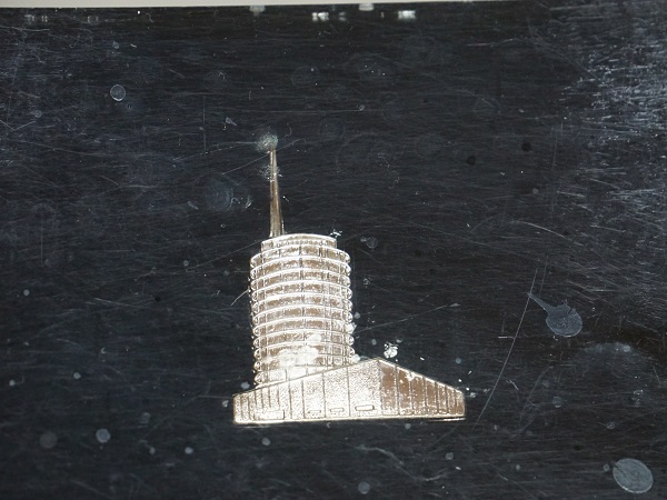VINTAGE MID CENTURY PEN STAND CAPITOL RECORDS