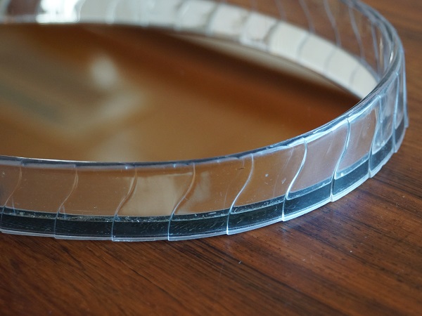 VINTAGE OVAL MIRROR TRAY