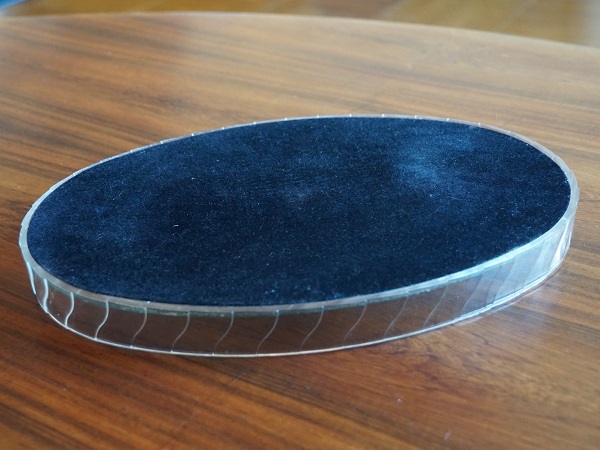 VINTAGE OVAL MIRROR TRAY